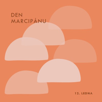 Den marcipánu orange organic-simple