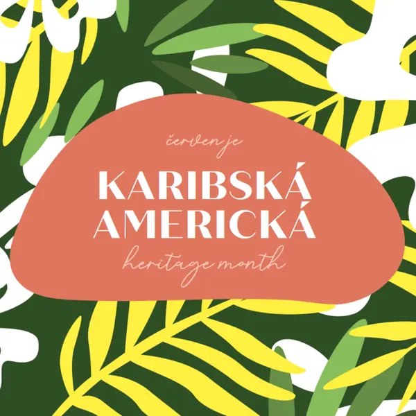 Uctění amerického karibského dědictví green organic-simple