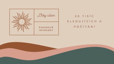 20 tisíc sledujících uživatelů a počítání pink organic-boho