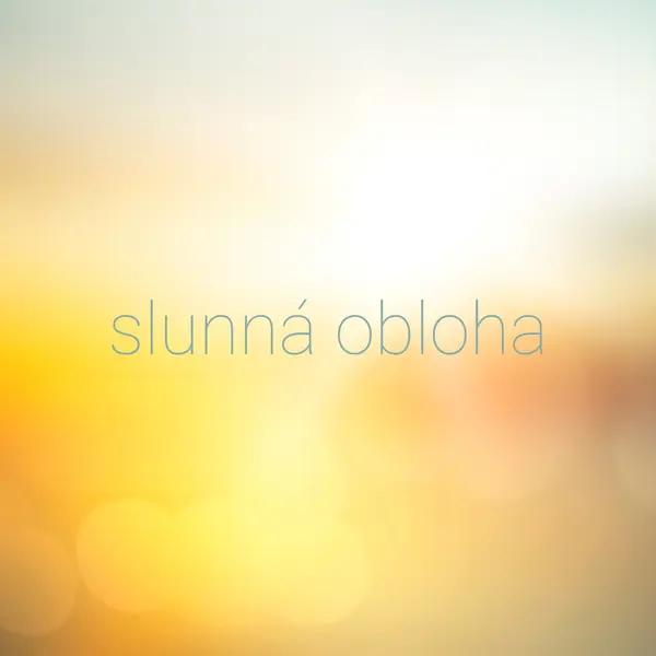 Slunečná obloha yellow modern-simple