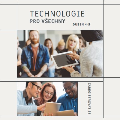 Technologie pro všechny gray modern-geometric-&-linear