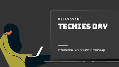 Oslava těch, kteří jsou v technologiích black modern-color-block