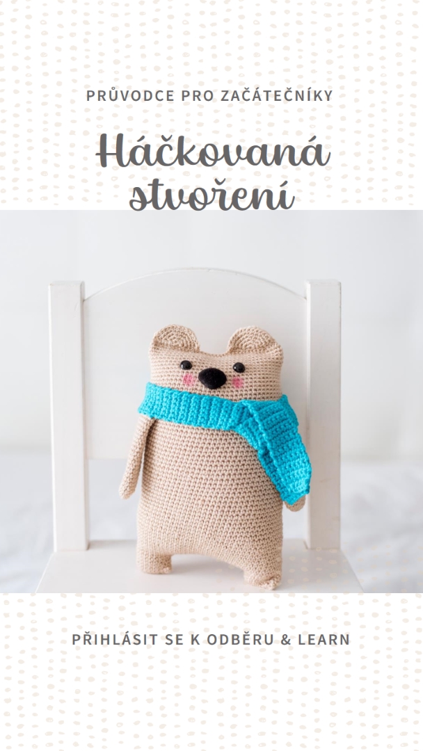 Průvodce háčkováním pro začátečníky white organic-simple