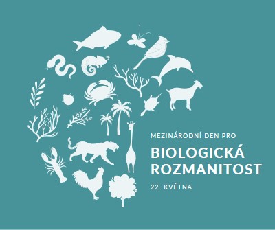 Oslavte Světový den biologické rozmanitosti blue modern-simple