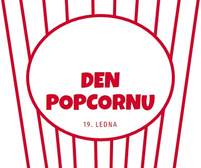 Den popcornu white whimsical-line