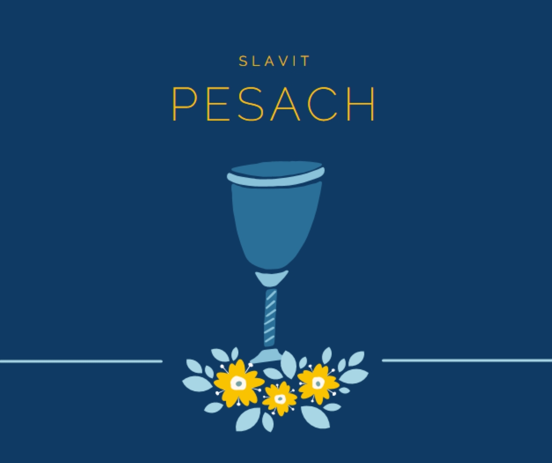 Oslava Paschy blue whimsical-color-block