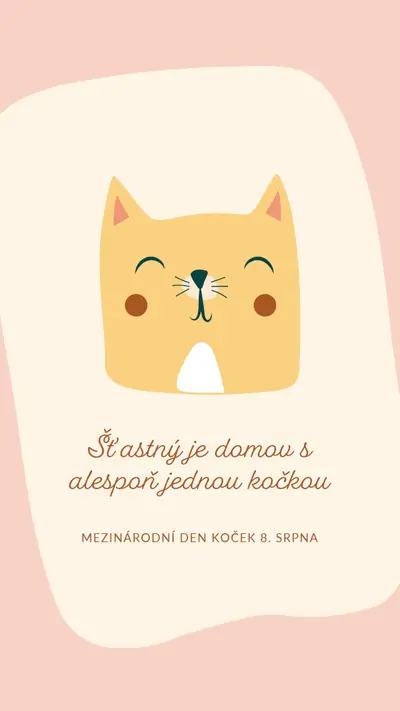 Kočky jemné pink whimsical-color-block