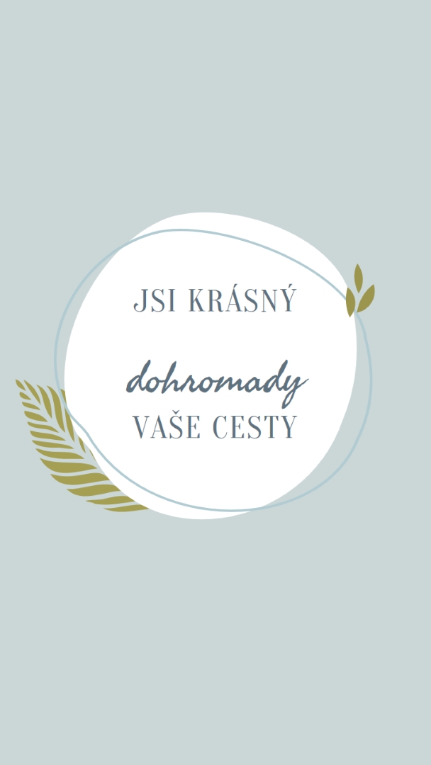 Krásné na všech vašich cestách blue organic-simple