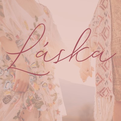 Český sen pink organic-boho