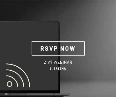 Hvězda webináře black modern-simple