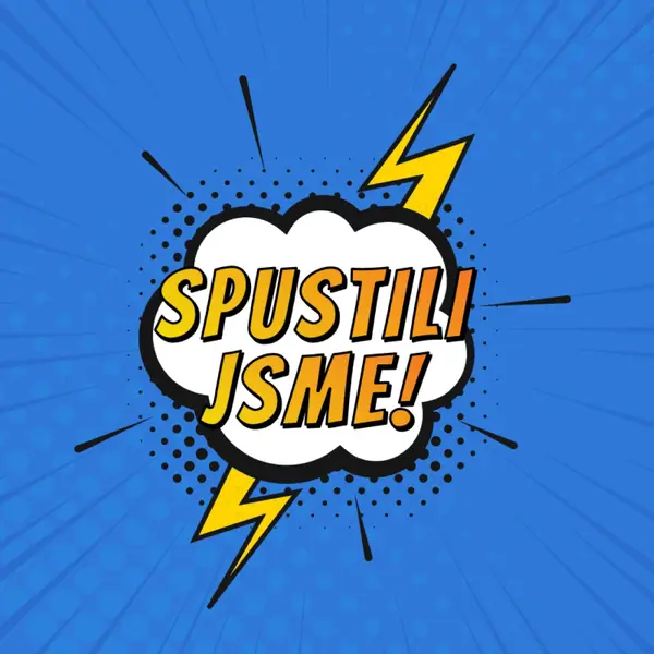 Spustili jsme! blue modern-bold