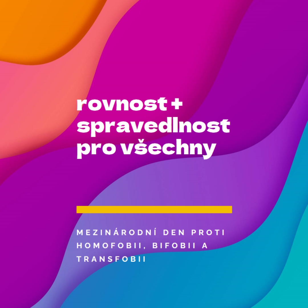 Mezinárodní den proti homofobii purple modern-bold
