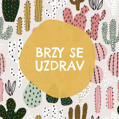 Kaktusová nehoda gray whimsical-color-block