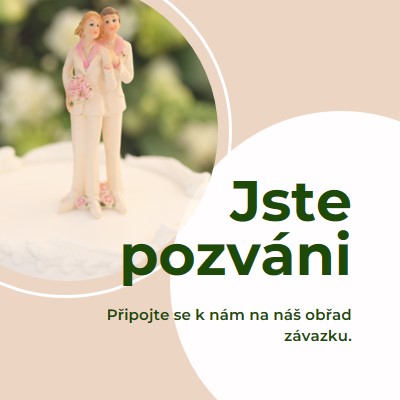 Jste vyzváni k potvrzení pink modern-simple