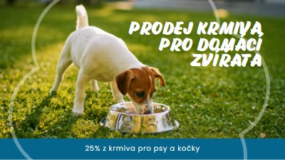 Prodej krmiva pro domácí zvířata green organic-simple