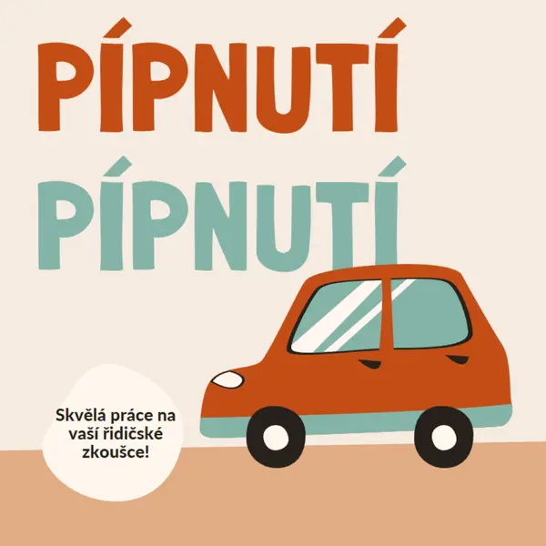 Pípnutí! orange whimsical-color-block