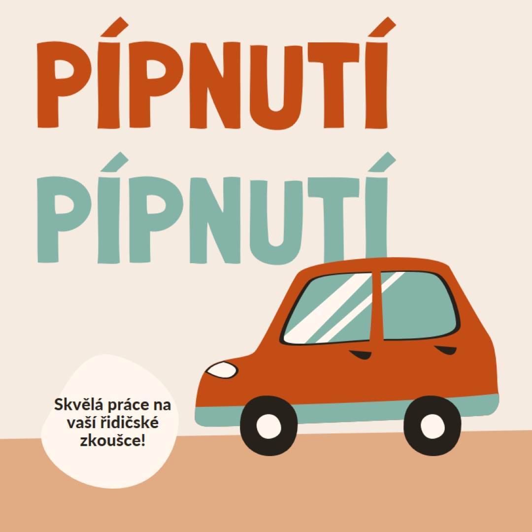Pípnutí! orange whimsical-color-block