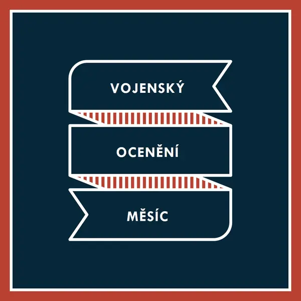Oslava měsíce vojenského ocenění blue modern-simple