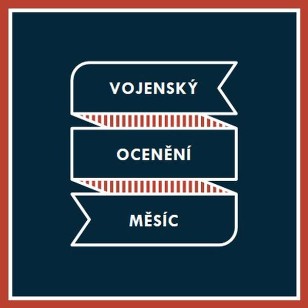 Oslava měsíce vojenského ocenění blue modern-simple