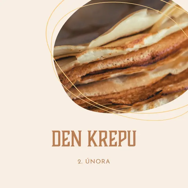 Je den krepu. brown organic-simple