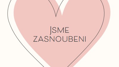 Všechno srdce pink modern-simple