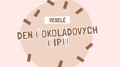 Šťastný čokoládový den brown organic-simple