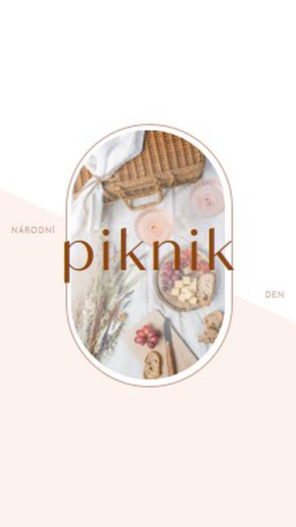 Národní den pikniku white modern-simple