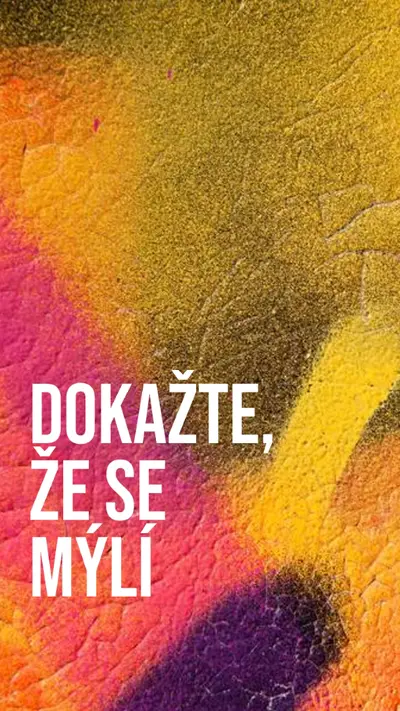 Subjektivní perspektiva yellow modern-bold