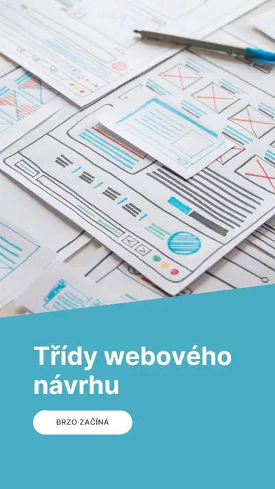 Třídy webového návrhu blue modern-simple