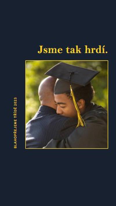 Jsme tak hrdí black modern-simple
