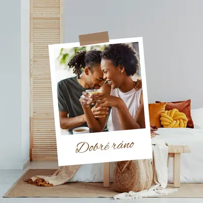 Přání dopoledního wellness brown modern,simple,photo,collage,scrapbook,boho
