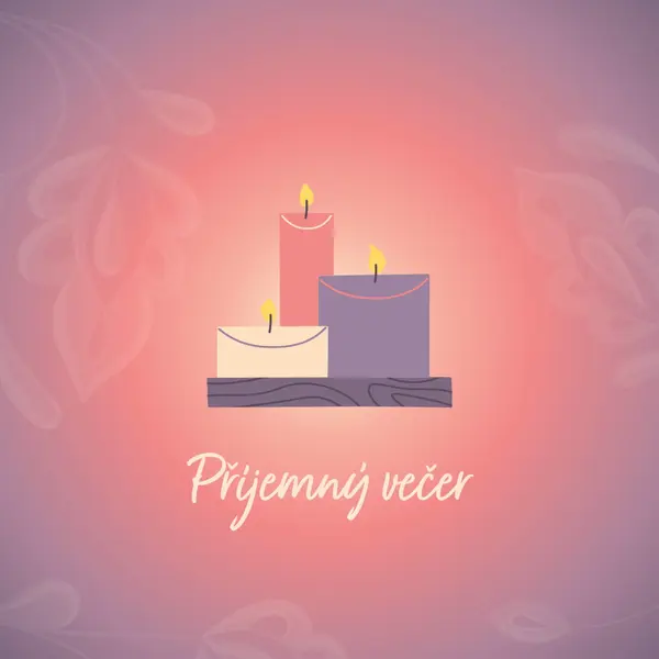 Příjemný večer purple modern,gradient,illustration,simple,motif,handwriting