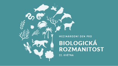 Oslavte Světový den biologické rozmanitosti blue modern-simple