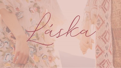 Český sen pink organic-boho