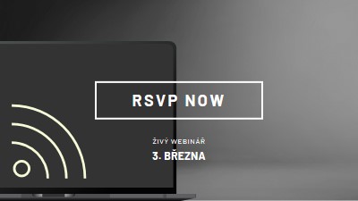 Hvězda webináře black modern-simple