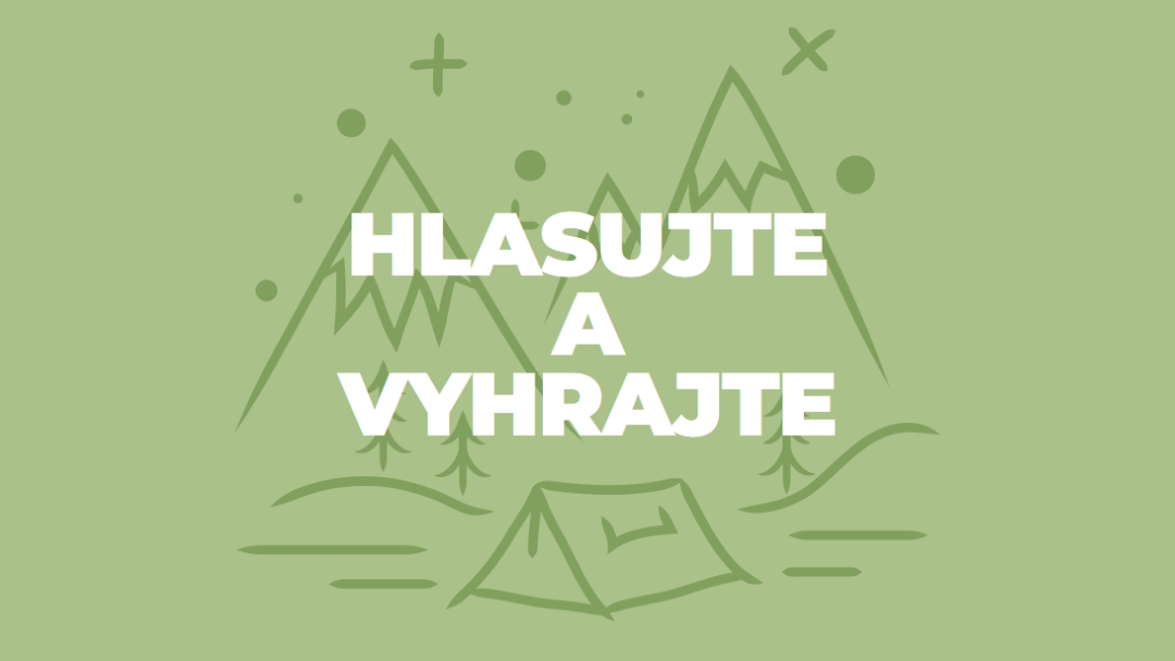 Hlasujte a vyhrajte green whimsical-line