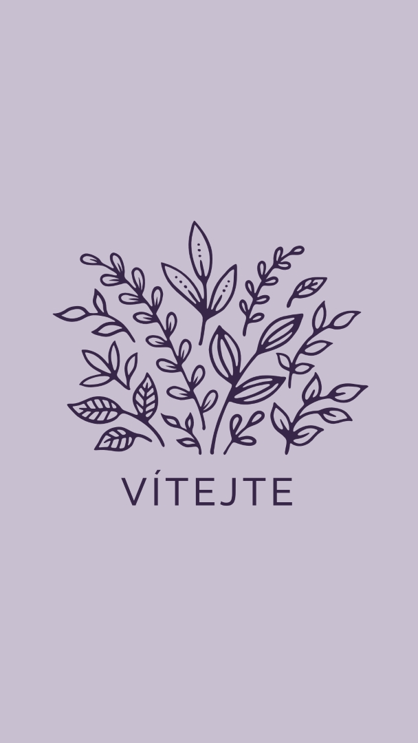 Čauky purple whimsical-line