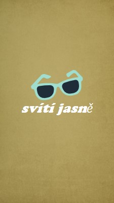 Zářit jasné slunce green vintage-retro