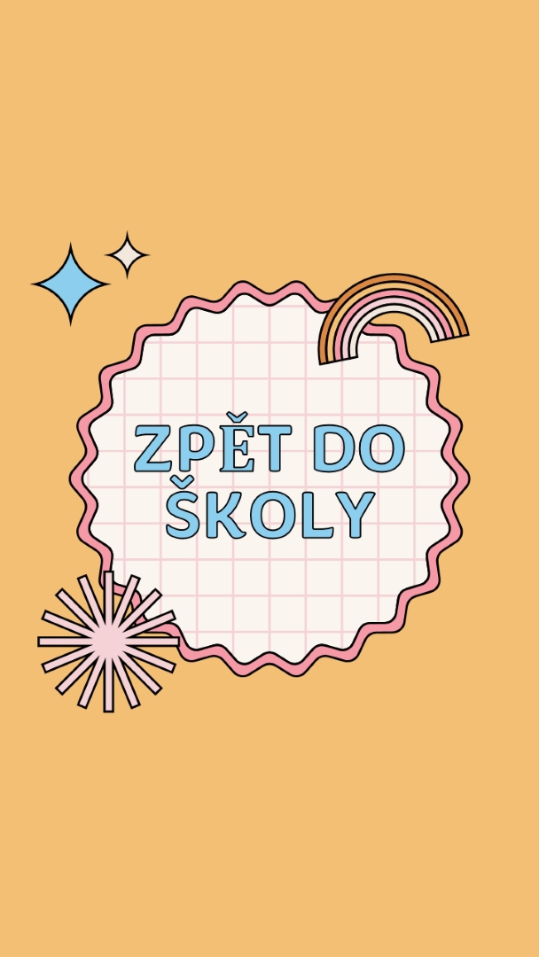 Školní daze orange vintage-retro