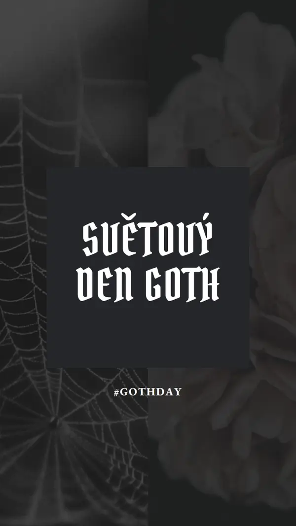Pro lásku k Goth black modern-simple