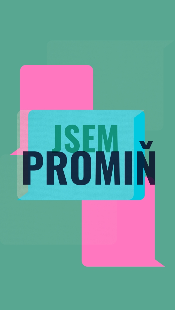 Je mi líto green modern-color-block