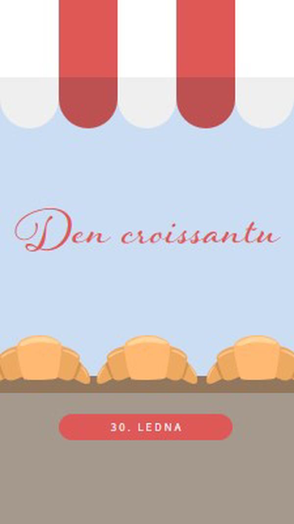 Den croissantu blue whimsical-color-block