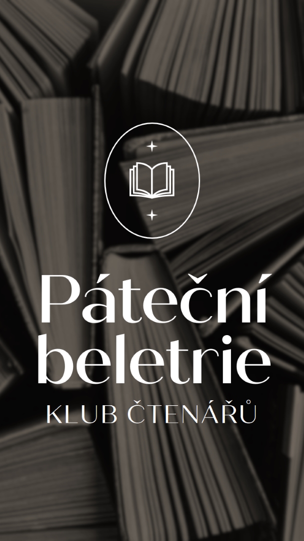 Páteční beletrie knižní klub black elegant,monochromatic,photo,simple,typographic,symmetrical