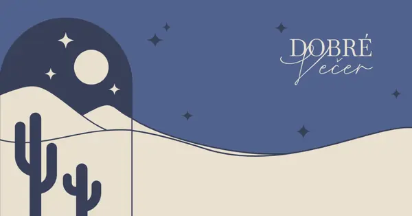 Duská poušť blue organic,boho,graphic,motif,illustration,
