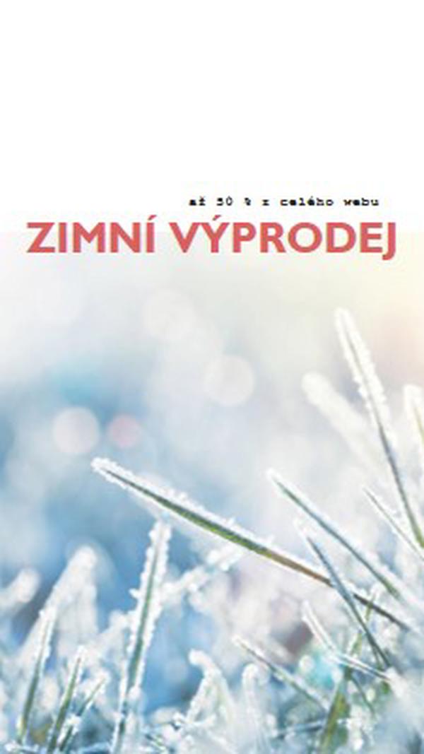 Zimní ráno white modern-simple