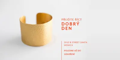 Přijďte pozdravit white modern-bold