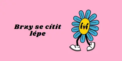 Cítit se lépe brzy malá květina pink vintage-retro