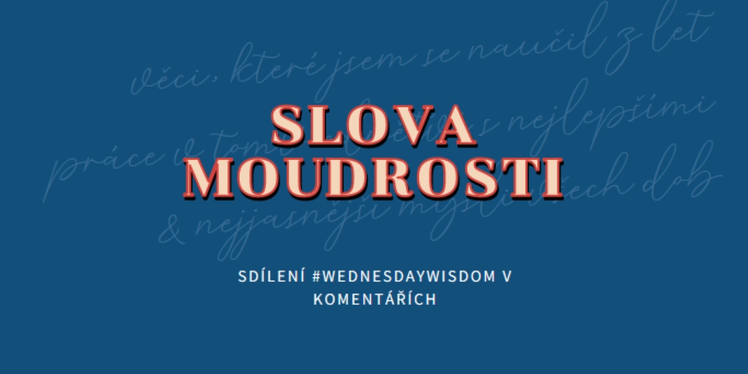 Word moudrým blue modern-simple