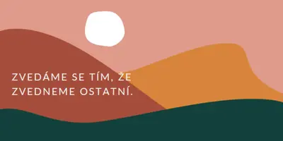 Povznášející západ slunce pink organic-boho
