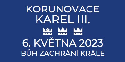 Bůh zachraň krále blue modern-bold